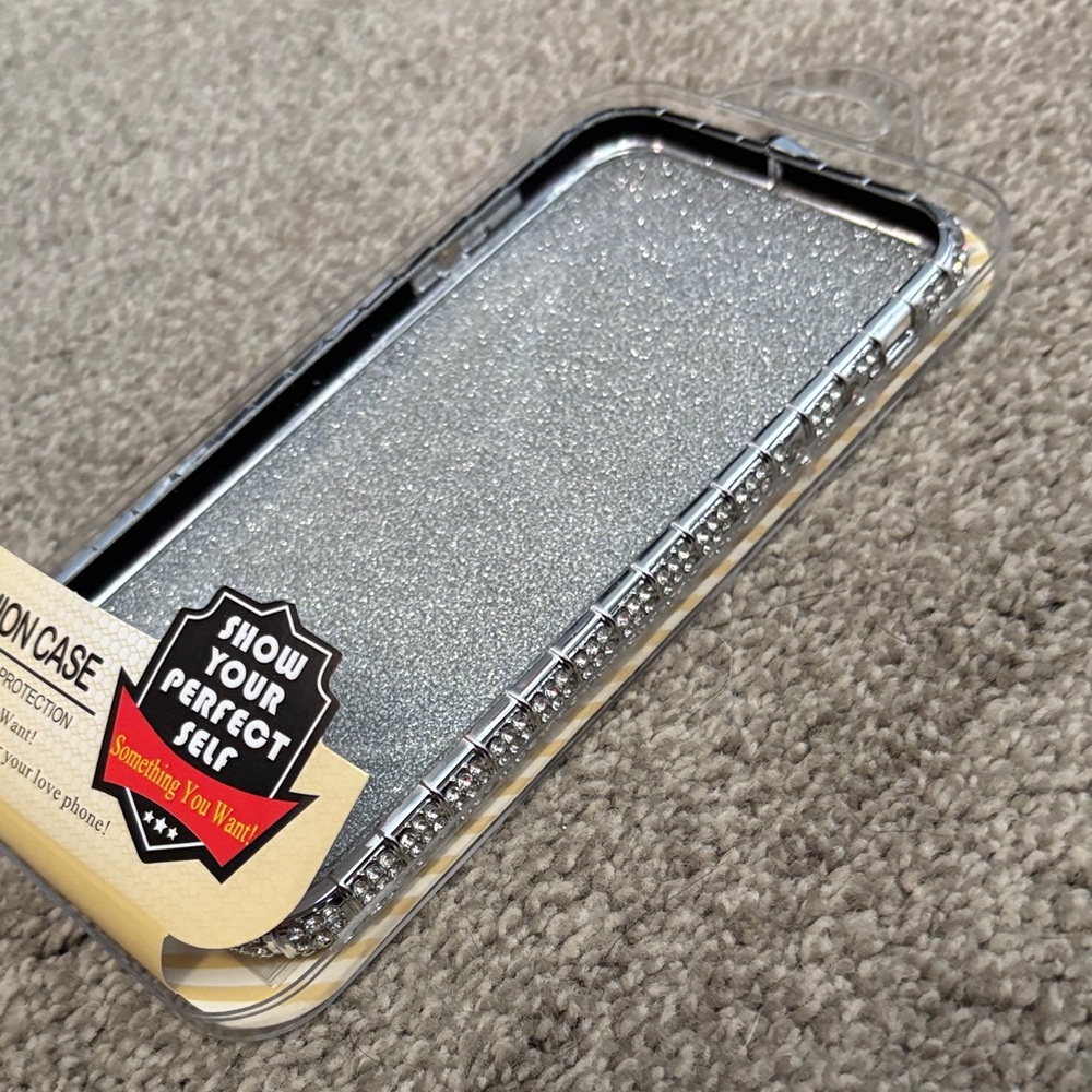 iPhone XR glitter bling case